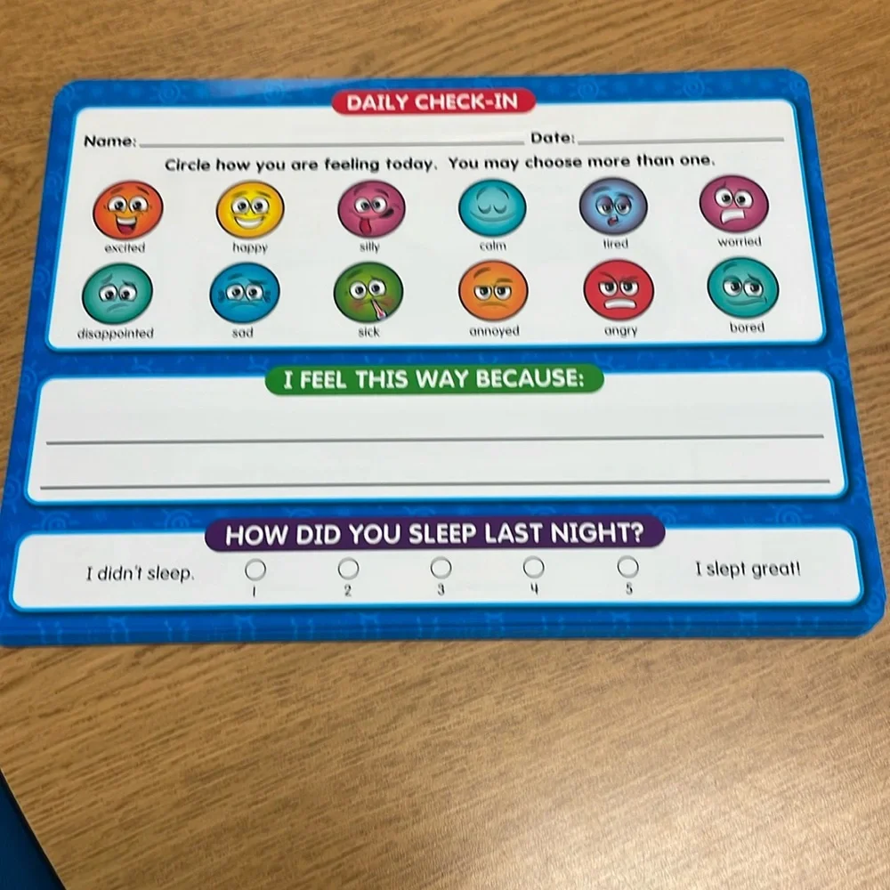 15 Brand New Daily Check In Wipe Boards - Picture 2 of 3